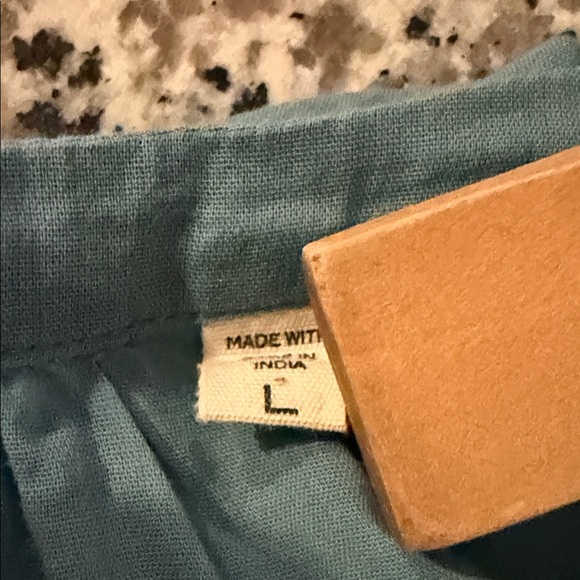 Doen Jane Button-Up Blouse Riviera Blue L - Picture 5 of 6